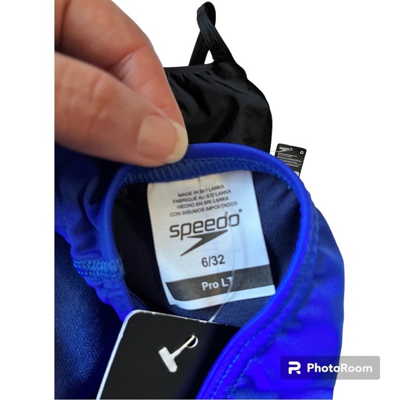 Speedo Women's Navy Blue Swimsuit One Piece. Sz 6/32 - Picture 6 of 7